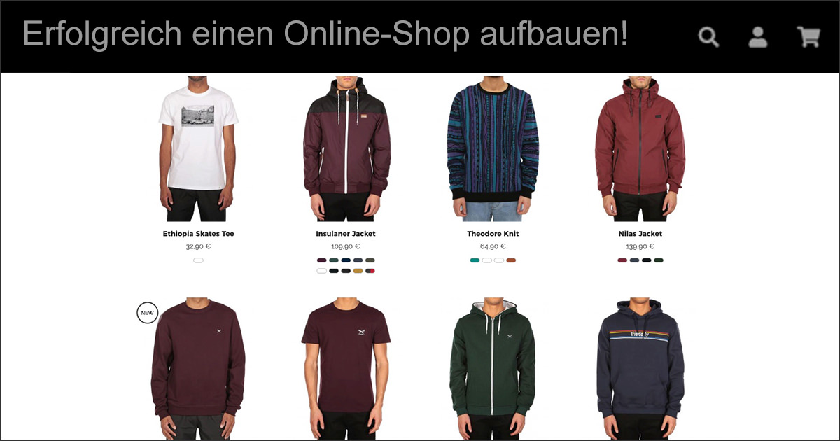 Online Shop Starten