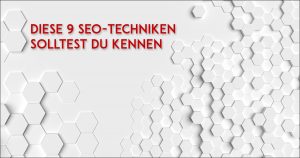 Moderne SEO Techniken