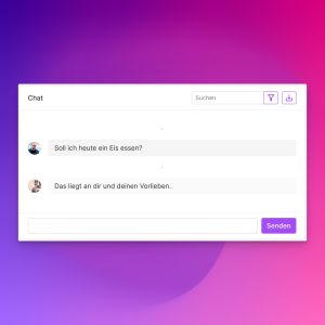 Chat über Eis und persönliche Vorlieben