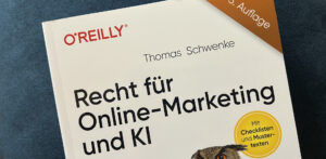 Buchcover über Recht im Online-Marketing